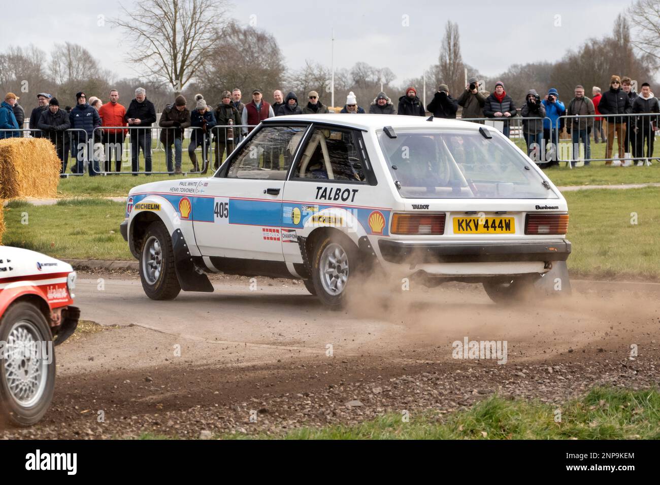 1981 Sunbeam Talbot Lotus a Race retro 2023 Exhibition e Rally stages a Stoneleigh Park Warwickshire UK Foto Stock