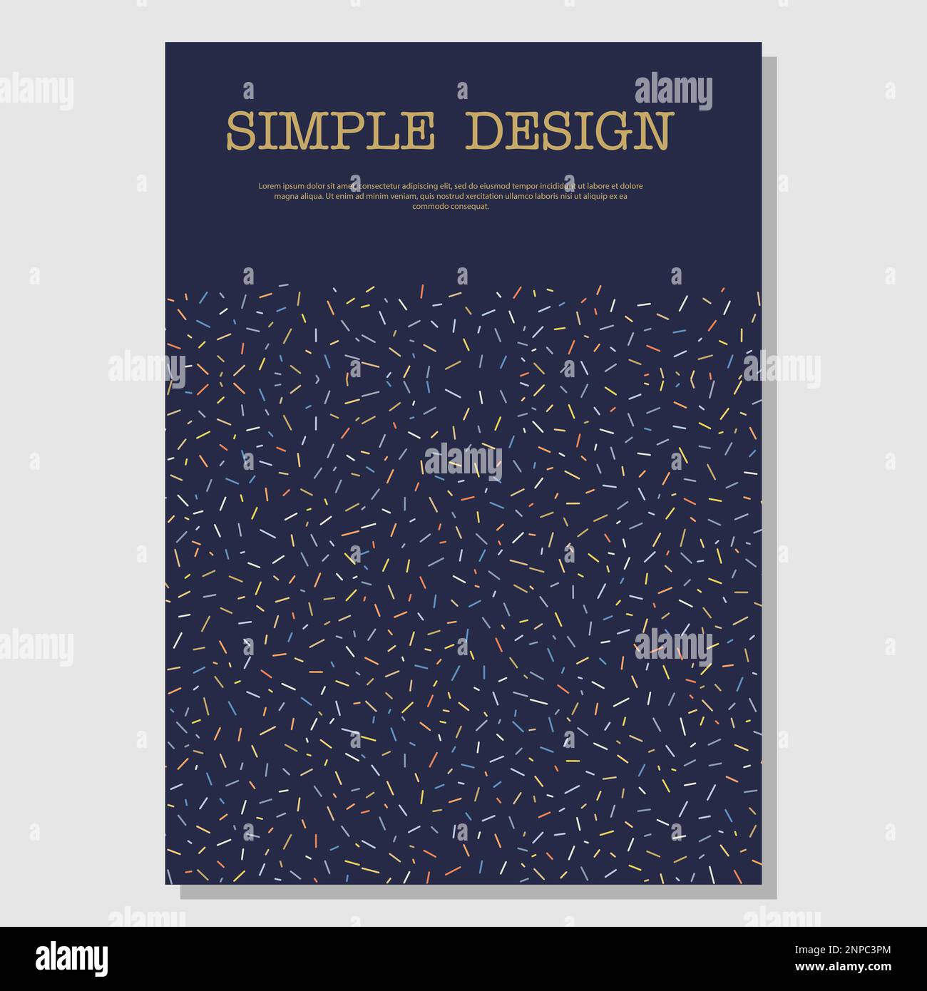 Disposizione astratta dei fiori. Modello di idee creative per la progettazione di pagine di titoli, copertine, libri, brochure, volantini, poster, opuscoli. Layout Illustrazione Vettoriale