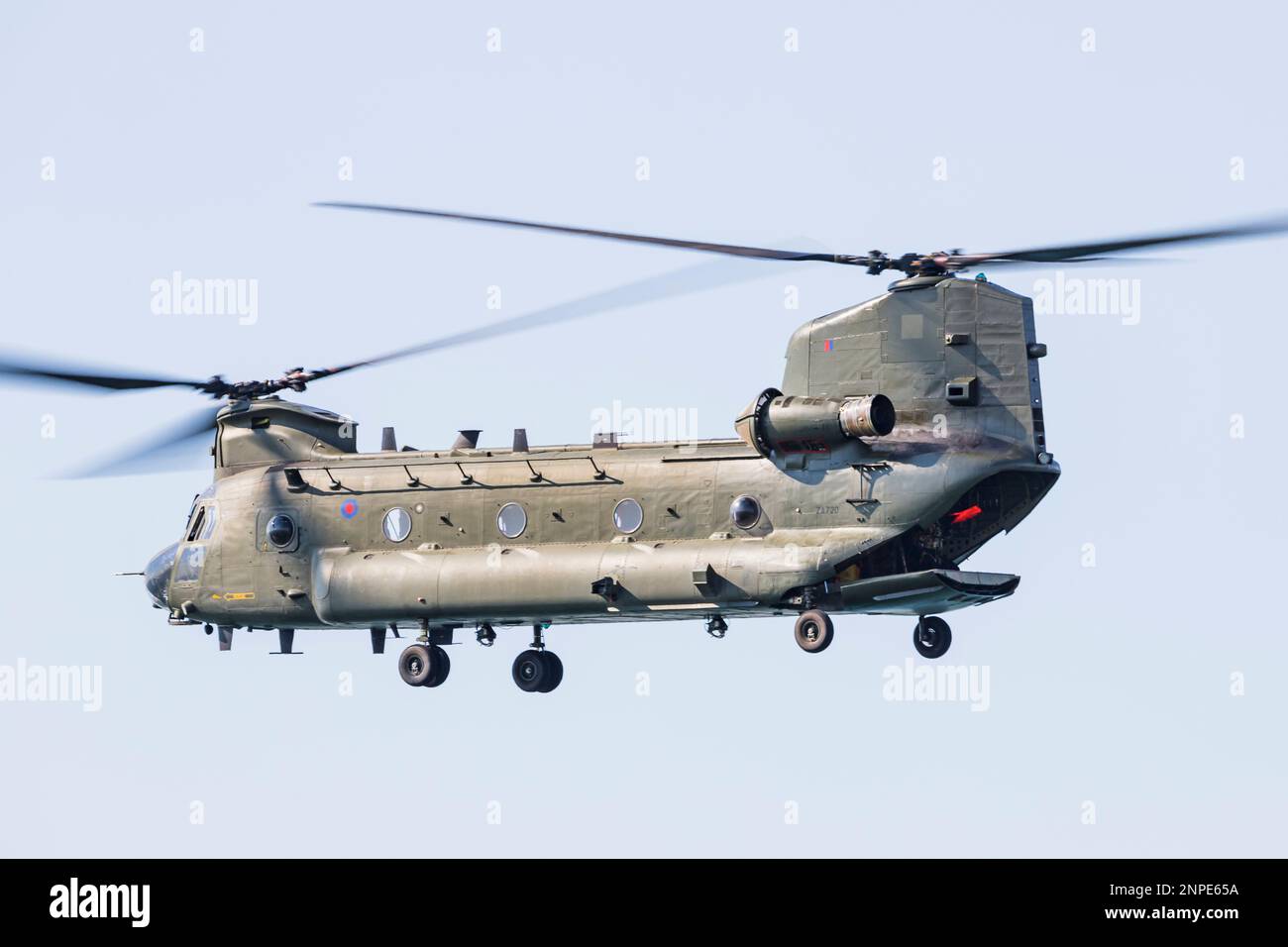 Chinook HC.4/6A in mostra a Blackpool in Lancashire. Foto Stock
