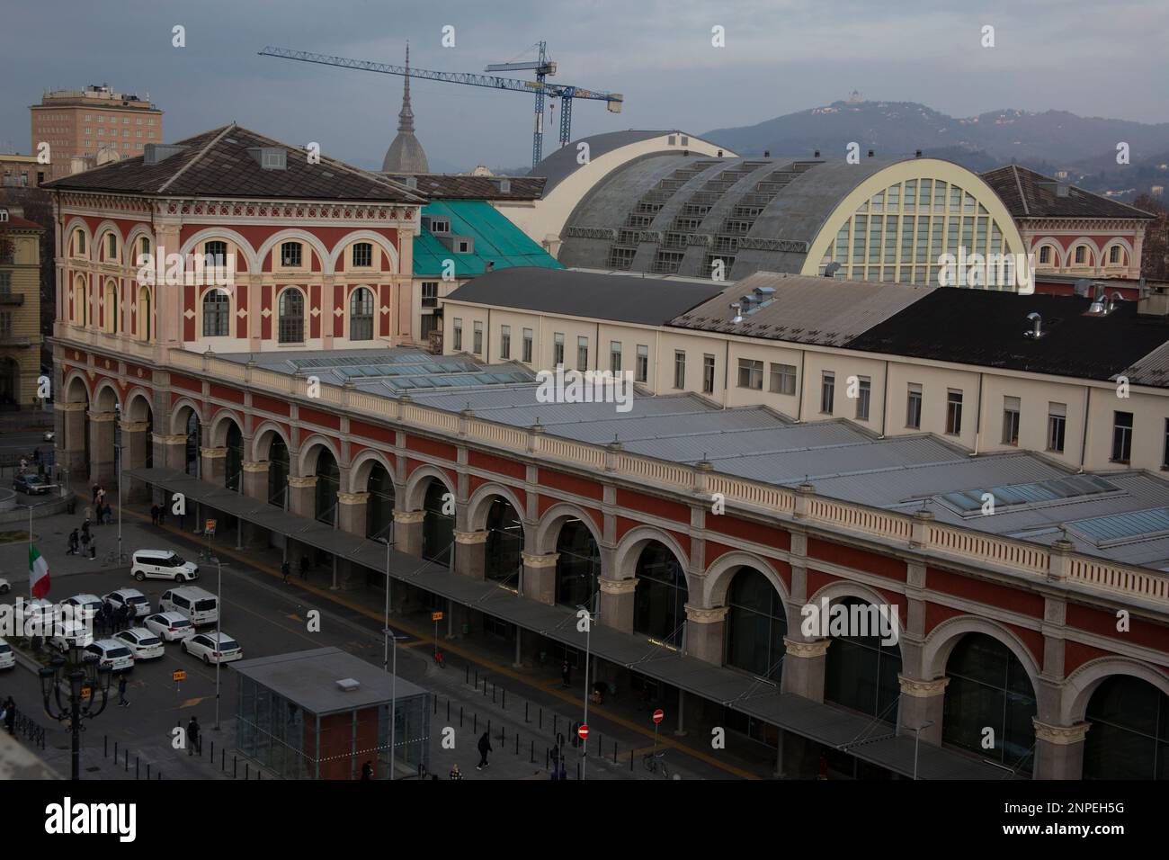 Stazione ferroviaria Torino porta Nuova, Torino Italia Foto Stock