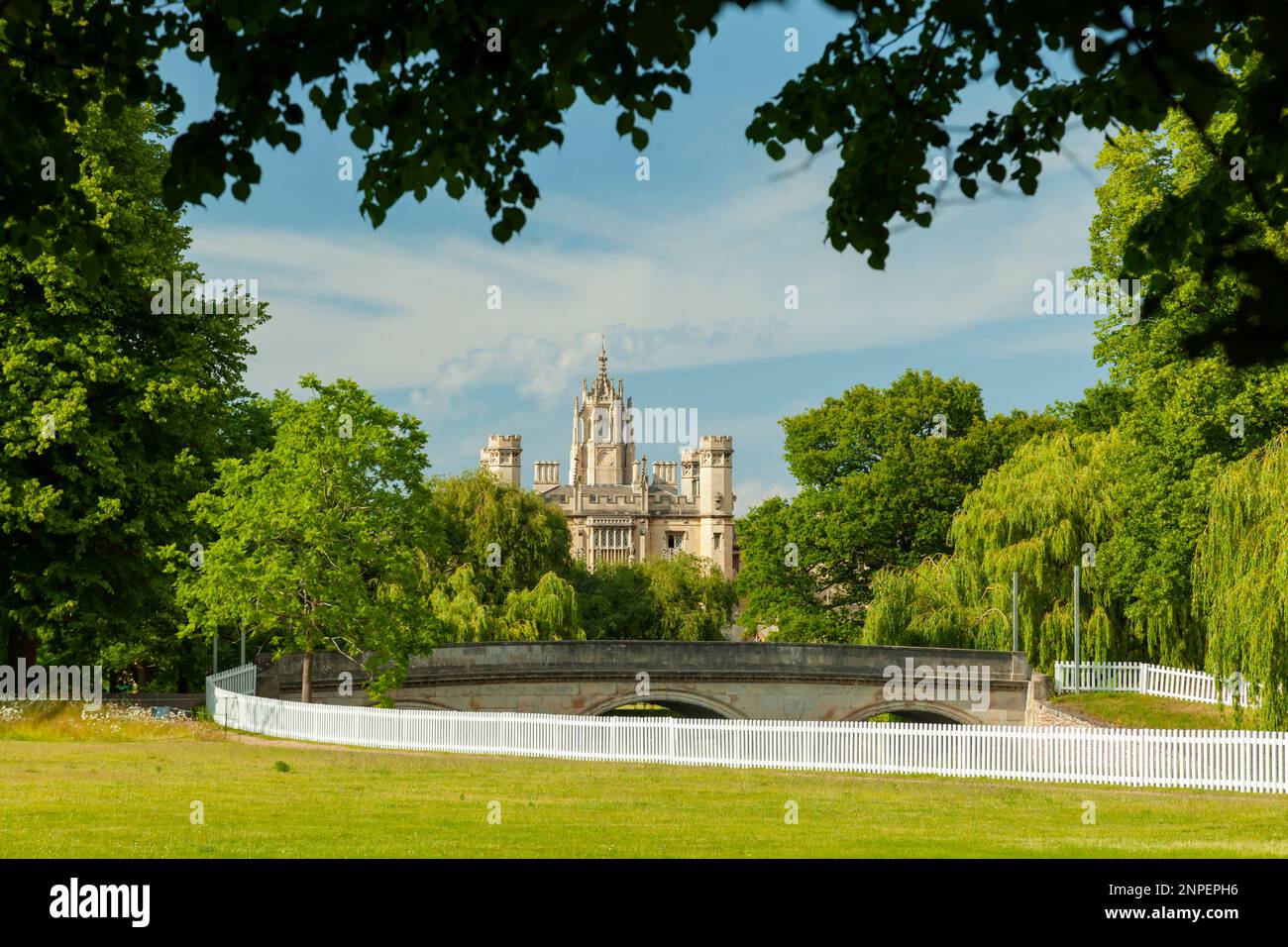 St John's College di Cambridge. Foto Stock
