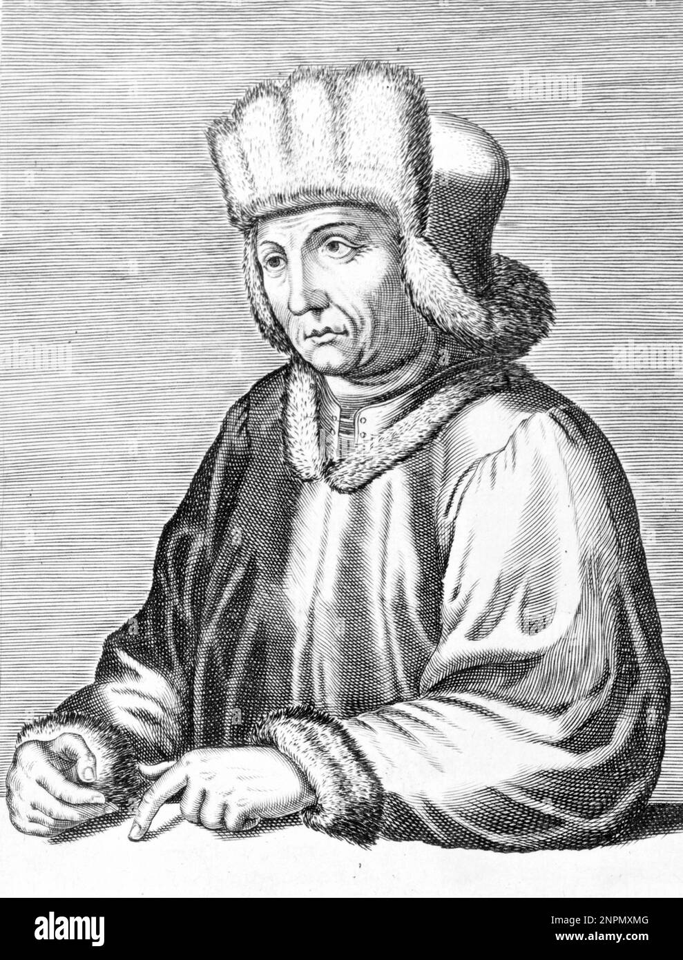 Hubert van Eyck, Hubert van Eyck (1385/90 – 1426) pittore olandese Foto Stock