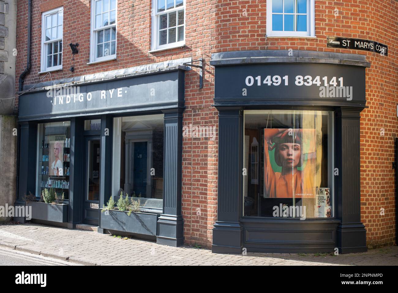 Indigo Rye, parrucchiere e salone di bellezza, Wallingford Foto Stock Indigo Rye, parrucchiere e salone di bellezza, Wallingford Foto Stock