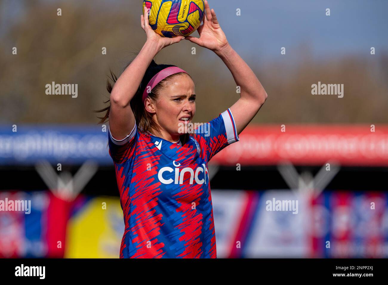 Hayes Lane, Bromley, Regno Unito. 26th Feb, 2023. Kirsten Reilly, centrocampista del Crystal Palace (11) durante la partita del Barclays fa Womens Championship tra Crystal Palace e Sheffield United a Hayes Lane, Bromley, Inghilterra. (Stephen Flynn/SPP) Credit: SPP Sport Press Photo. /Alamy Live News Foto Stock