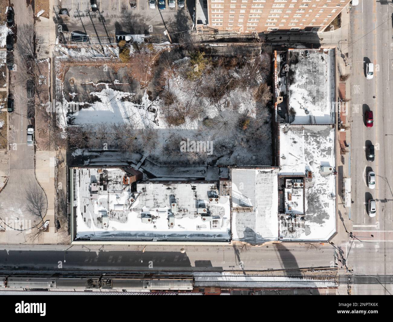 Jeffery Theater e Spencer Arms Foto Stock