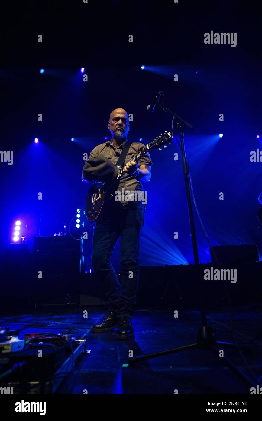 Pixies, alternative rock band di Boston, USA, suonando dal vivo al Columbiahalle di Berlino, Germania, e promuovendo il suo nuovo album Doggerel Foto Stock