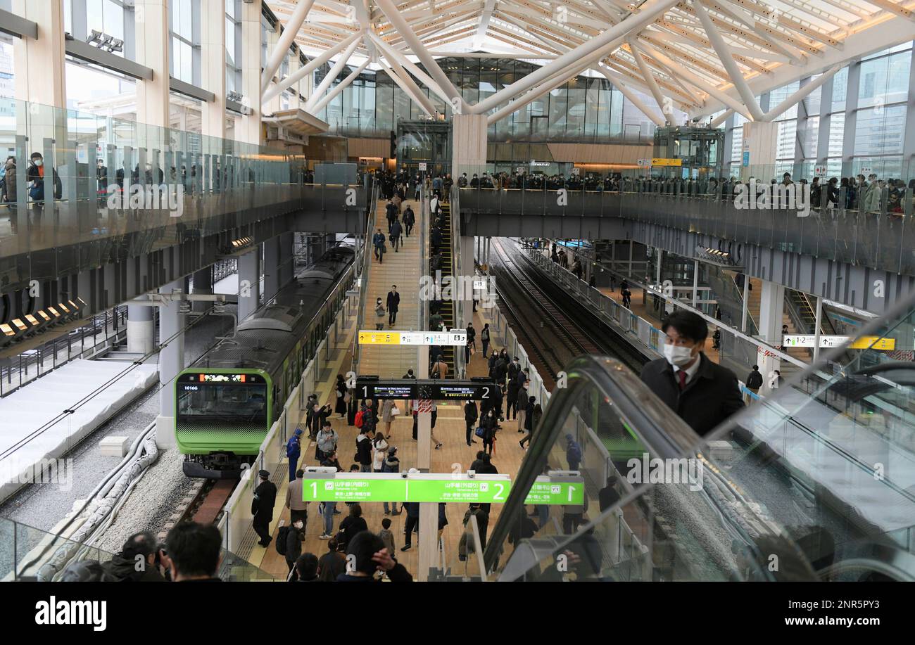 The Takanawa Gateway Station starts its operation in Tokyo on March 14