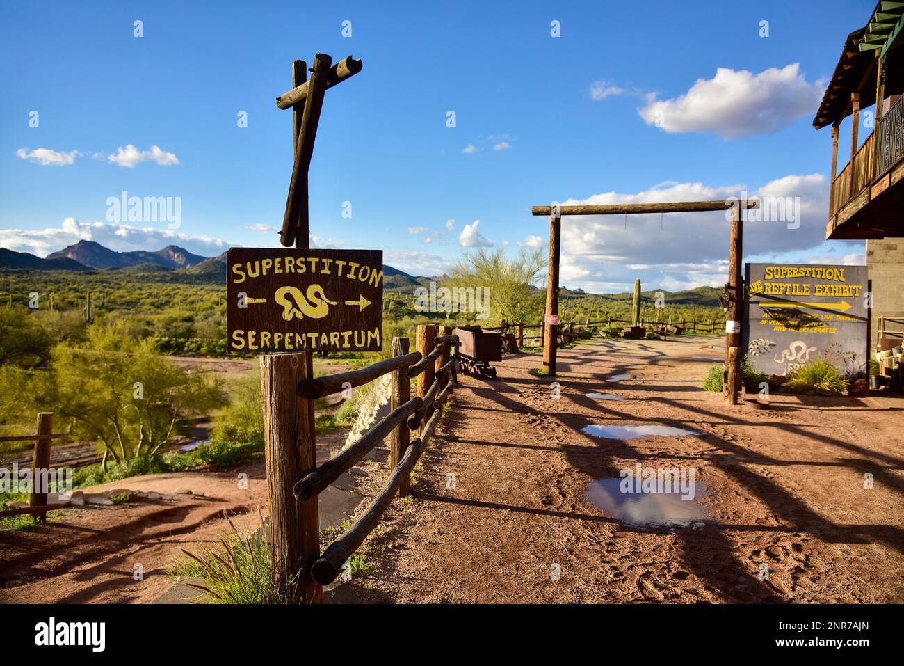 Goldfield Ghost Town, Apache Junction, Arizona. Foto Stock