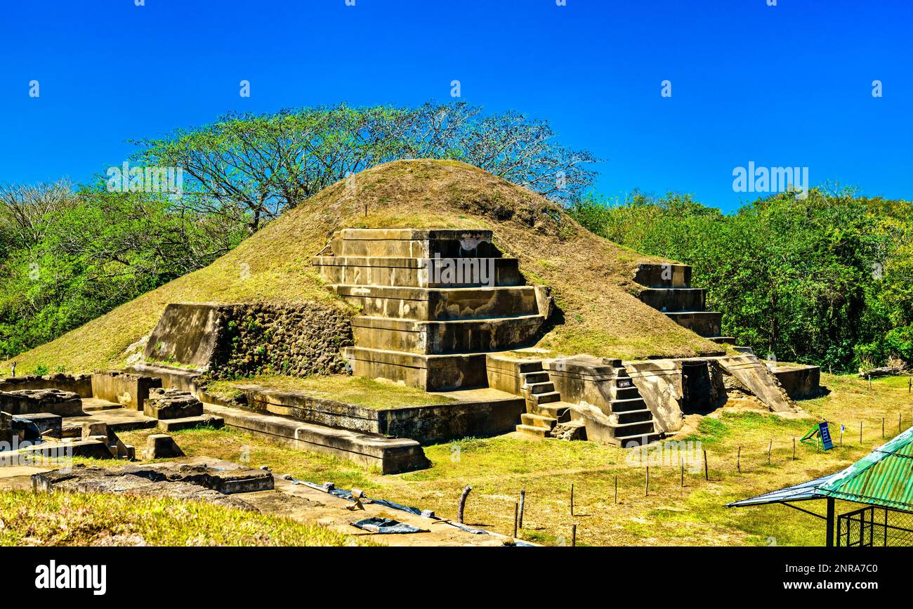 Rovine Maya di San Andres in El Salvador, America Centrale Foto Stock