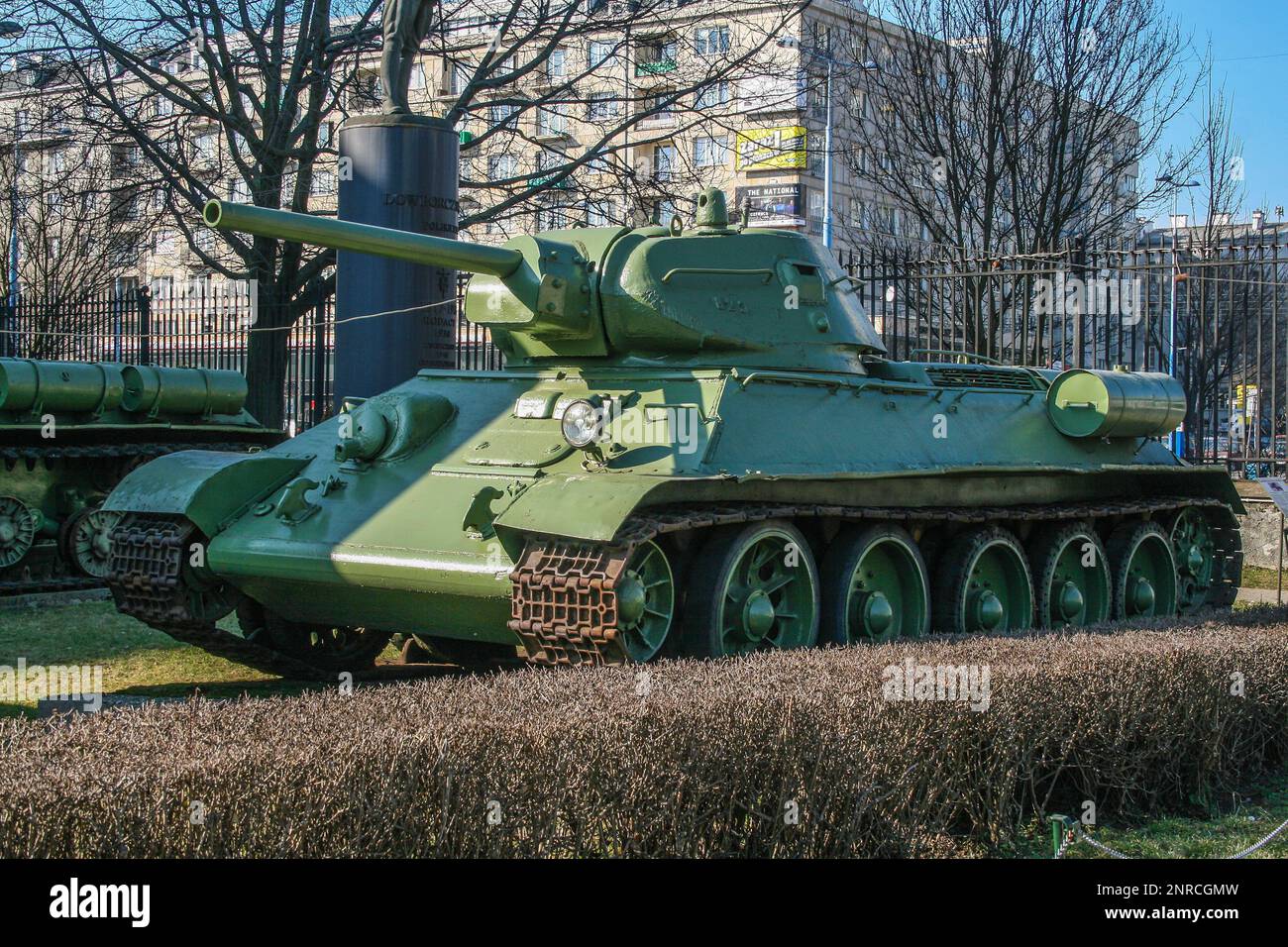 Varsavia, Polonia - 10 marzo 2014: T-34 modello 1941 russo sovietico WW2 serbatoio medio Foto Stock