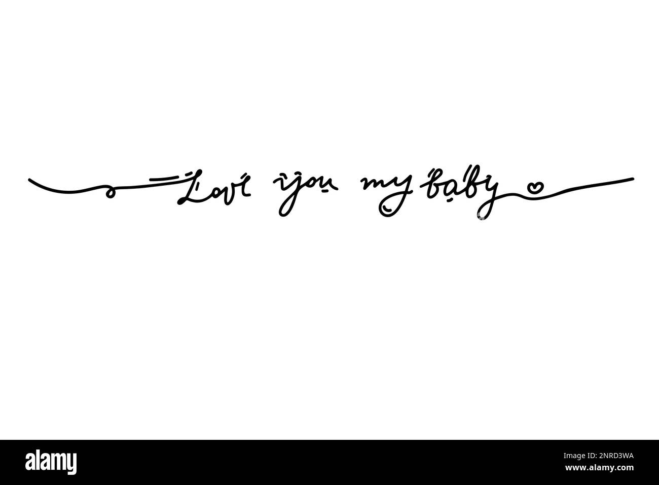 Ti amo mio bambino . Citazione motivazionale. Slogan tipografico per la stampa di t-shirt, grafica Illustrazione Vettoriale