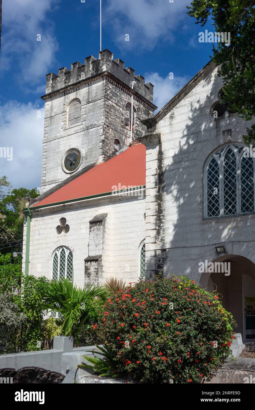 Caraibi, Barbados, Bridgetown, Cattedrale di San Michele e tutti gli Angeli Foto Stock