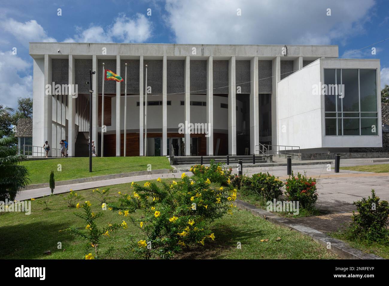 Caraibi, Grenada, St.George, edificio del Parlamento Foto Stock