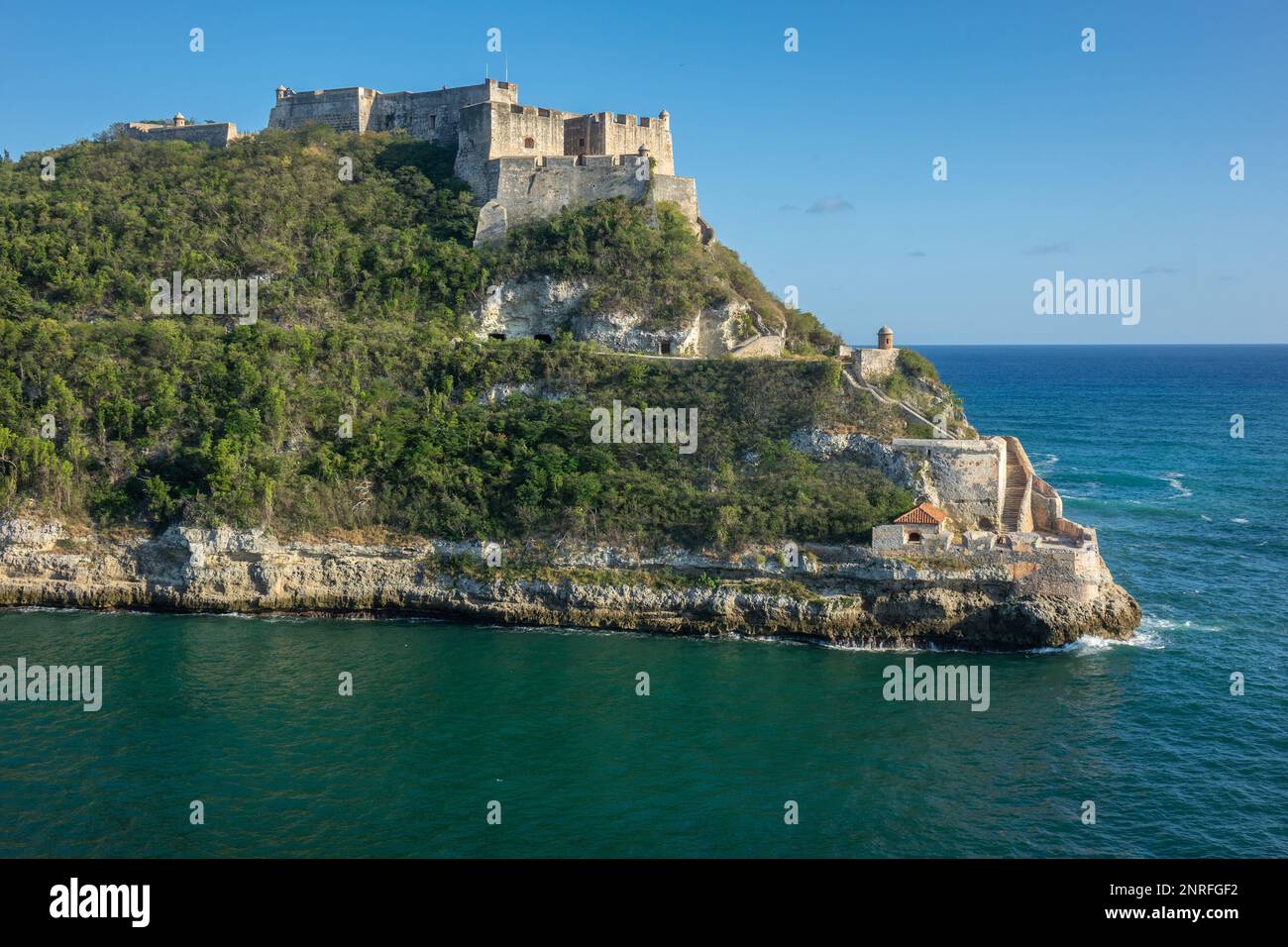 Caraibi, Cuba, Santiago, Morro forte Foto Stock