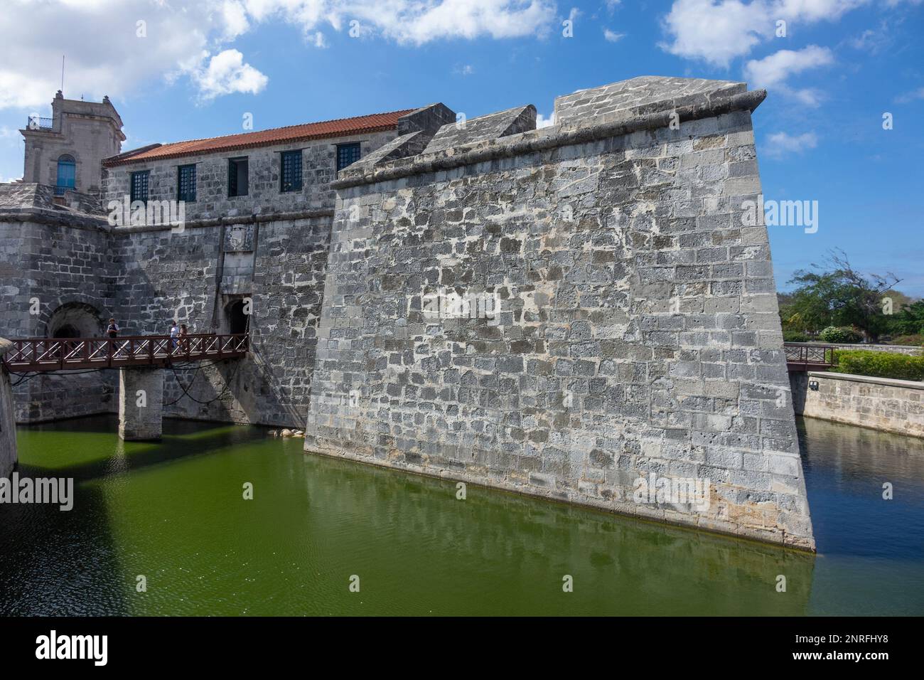 Caraibi, Cuba, l'Avana, Fuerze Real castello Foto Stock