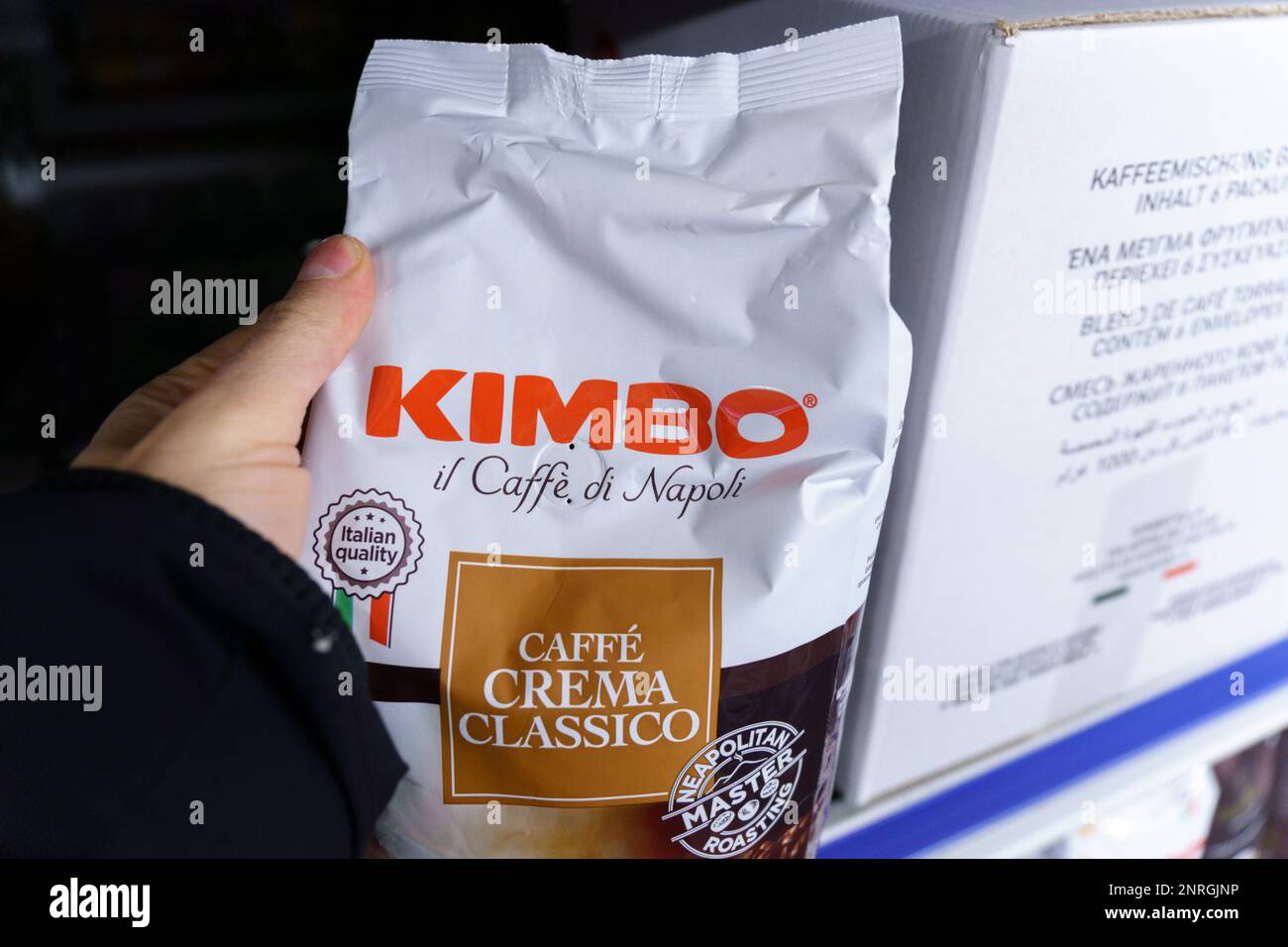 Caffè kimbo immagini e fotografie stock ad alta risoluzione - Alamy