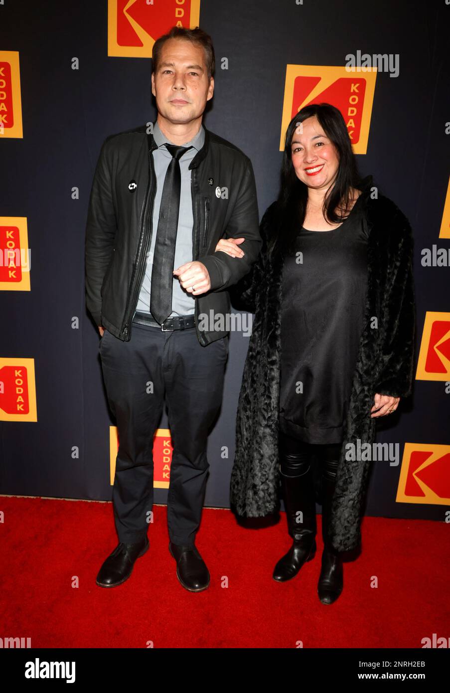 Los Angeles, California. 26th Feb, 2023. Shepard Fairey, Amanda Fairey alla Fifth Annual Kodak Film Awards al ASC Clubhouse di Los Angeles, California, il 26 febbraio 2023. Credit: Faye Sadou/Media Punch/Alamy Live News Foto Stock