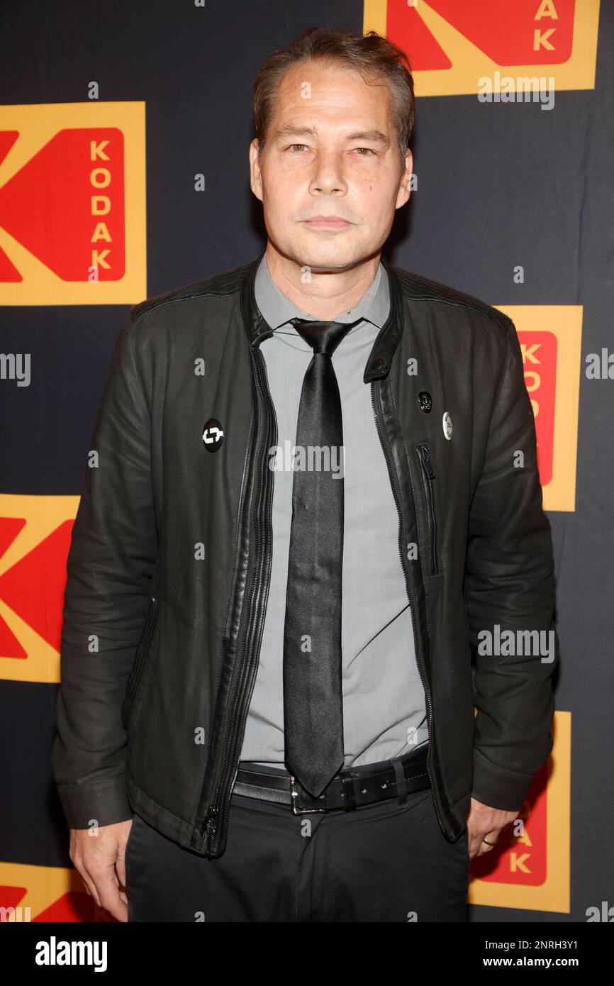 Los Angeles, California. 26th Feb, 2023. Shepard Fairey al quinto premio annuale Kodak Film Awards presso l'ASC Clubhouse di Los Angeles, California, il 26 febbraio 2023. Credit: Faye Sadou/Media Punch/Alamy Live News Foto Stock