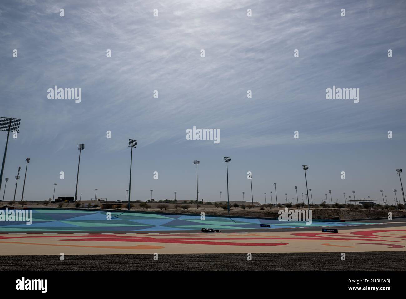 CIRCUITO INTERNAZIONALE BAHRAIN, BAHRAIN - 25 FEBBRAIO: Nyck de Vries, Scuderia AlphaTauri AT04 durante i test Bahrain al Bahrain International Circuit il 25 febbraio 2023 a Sakhir, Bahrain. (Foto di Michael Potts/BSR Agency) Foto Stock