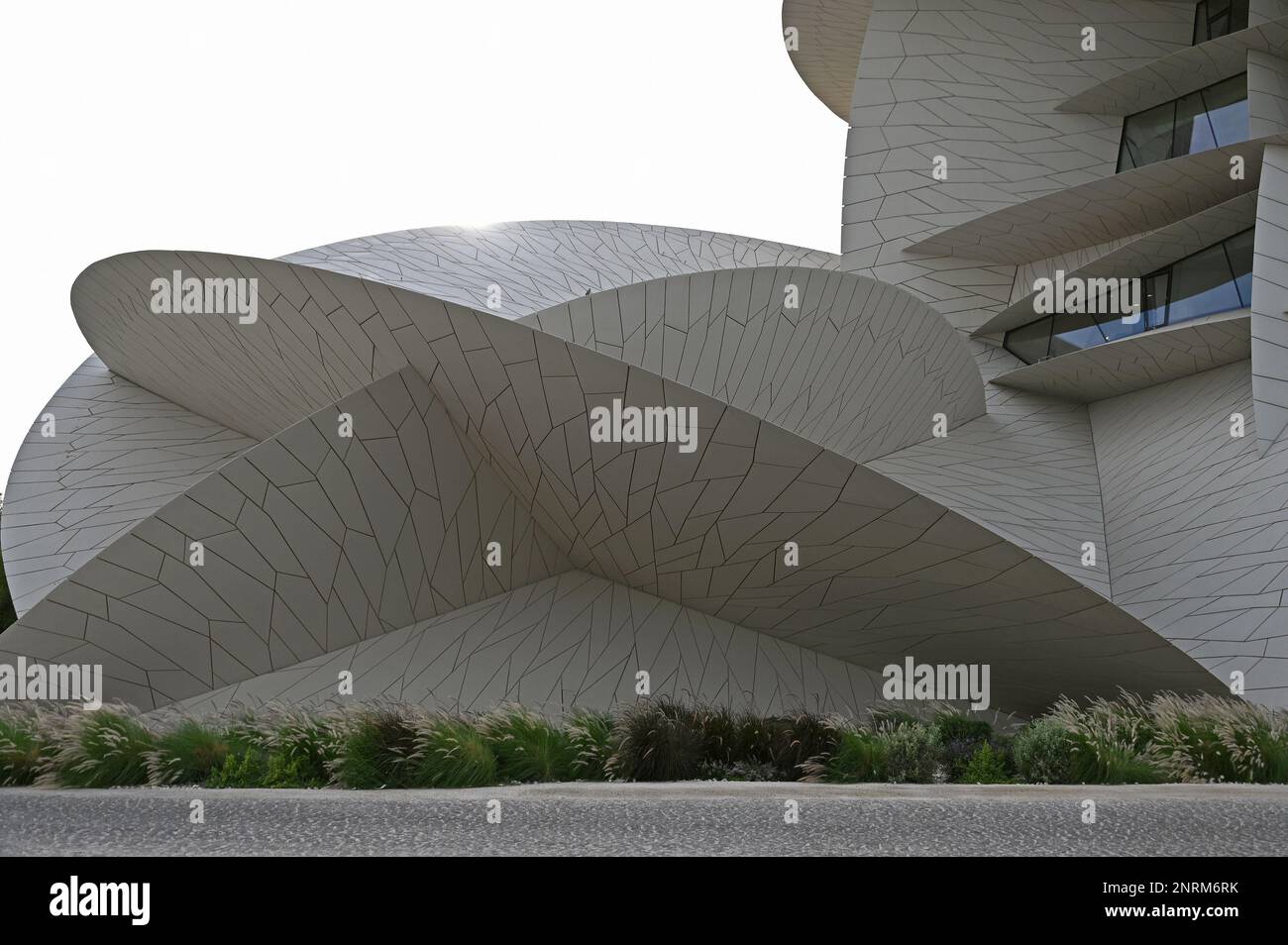Museo Nazionale del Qatar dell'architetto Jean Nouvel, Doha, Qatar Foto Stock