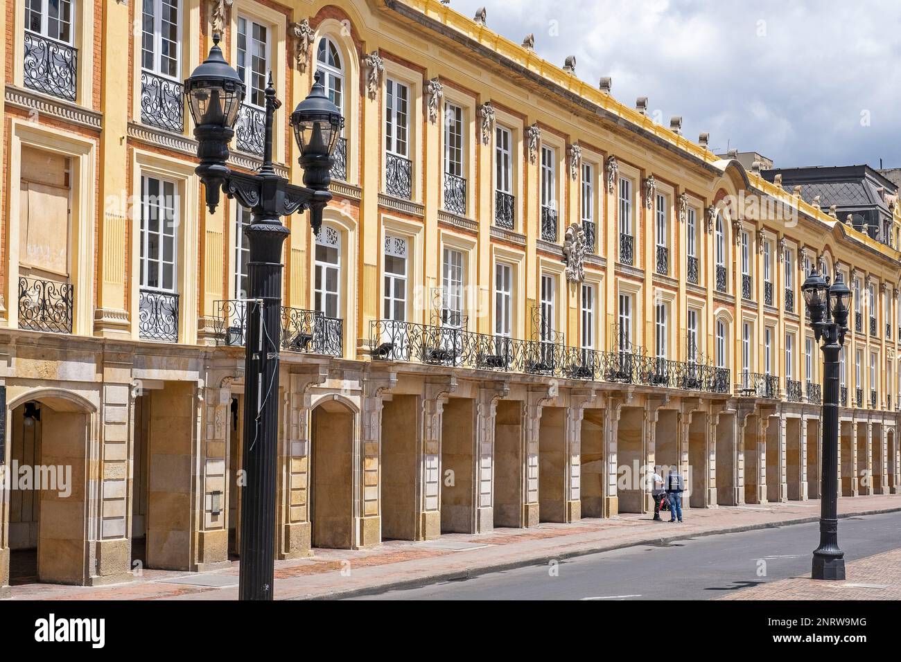 Lievano palace o il Municipio, in piazza Bolivar, Bogotà, Colombia Foto Stock