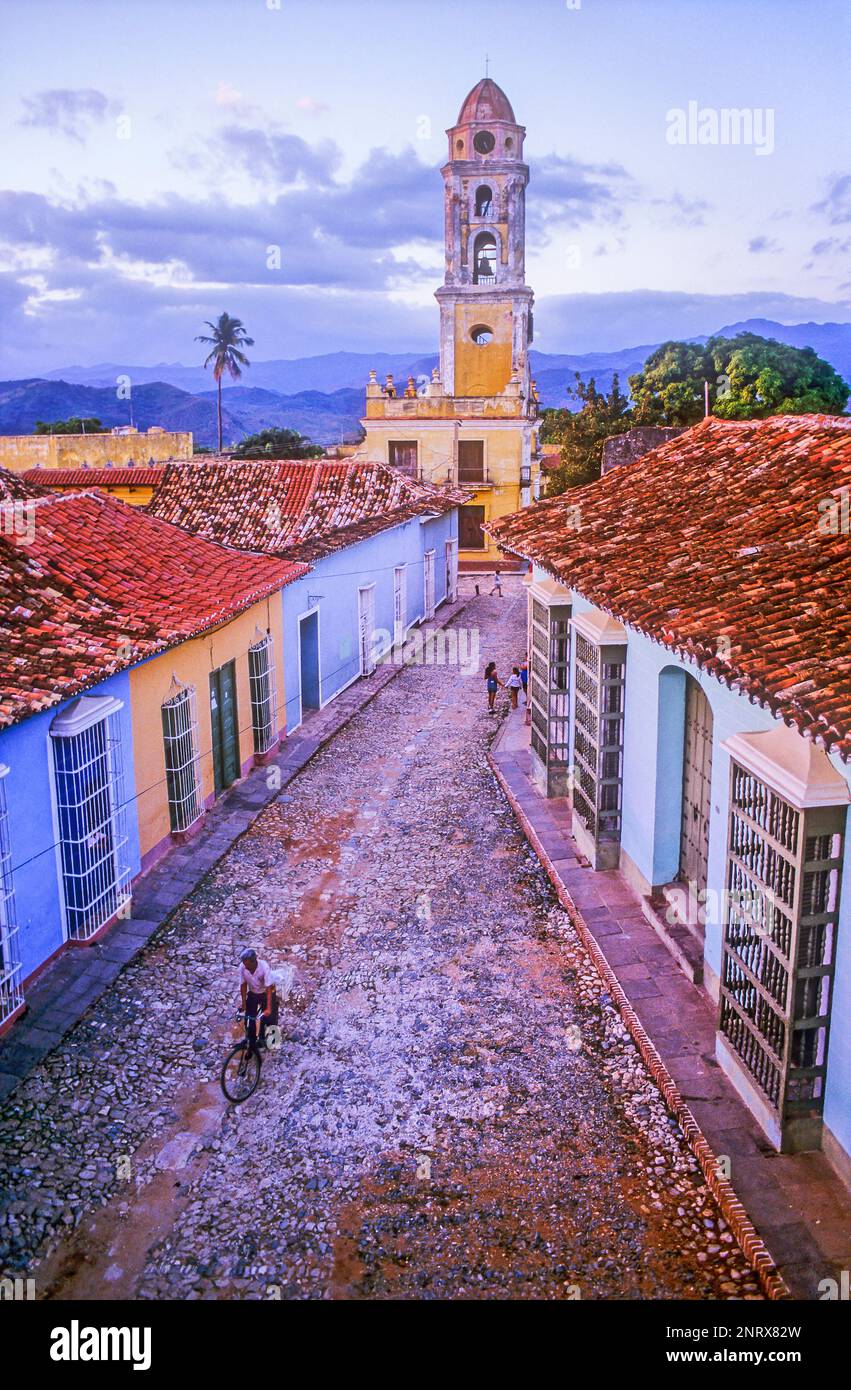 Calle Echerri, Trinidad, Cuba Foto Stock