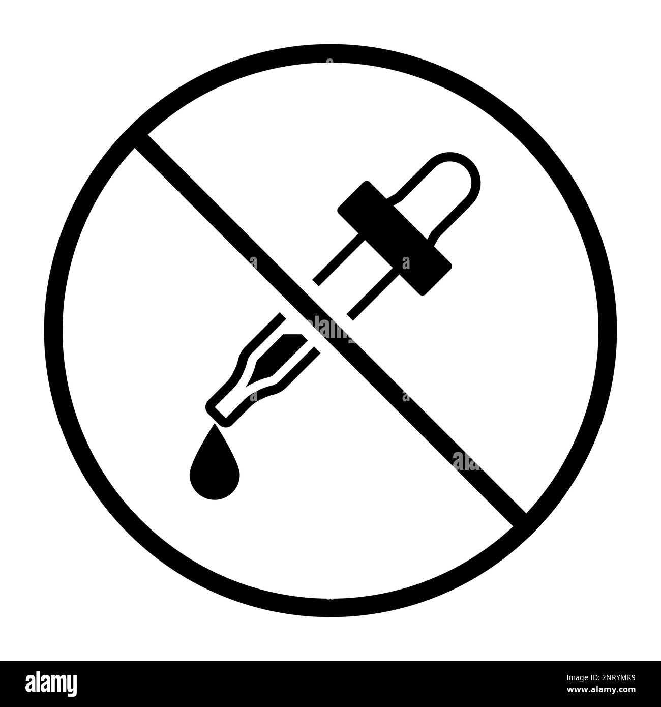 Nessun sapore artificiale aggiunto icona: Concetto di cibo, ingredienti e additivi Illustrazione Vettoriale