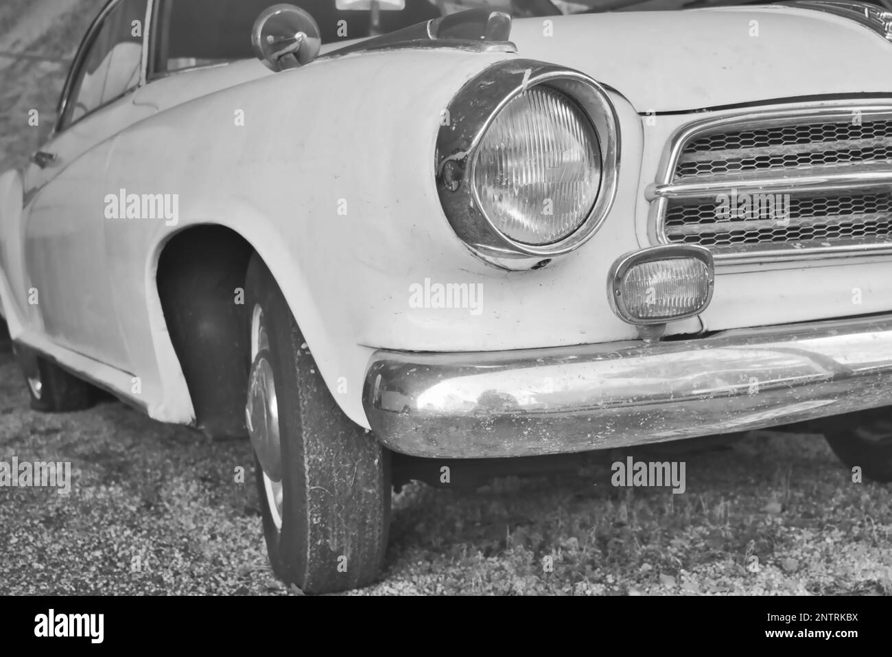 vecchia auto dei tempi più antichi, appassionato di auto, collezionista di auto, auto d'epoca Foto Stock