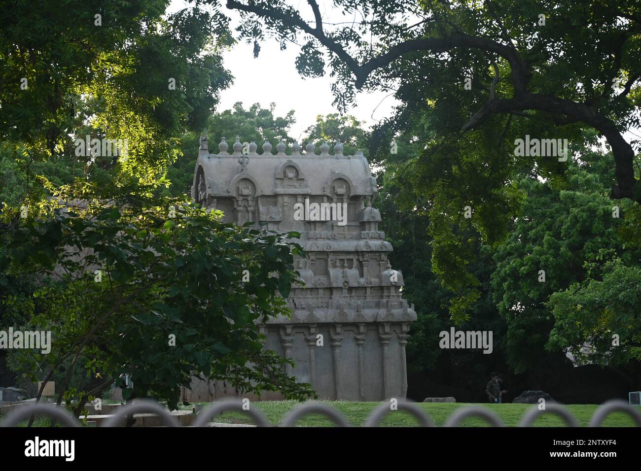 IL TEMPIO DI MAHABALLIPURAM Foto Stock