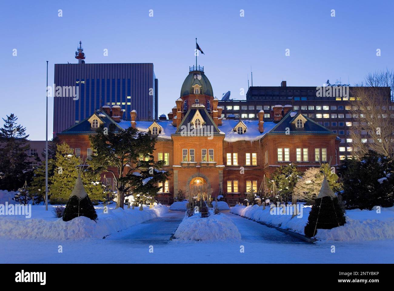 Ex Hokkaido governo,Sapporo, Hokkaido, Giappone Foto Stock