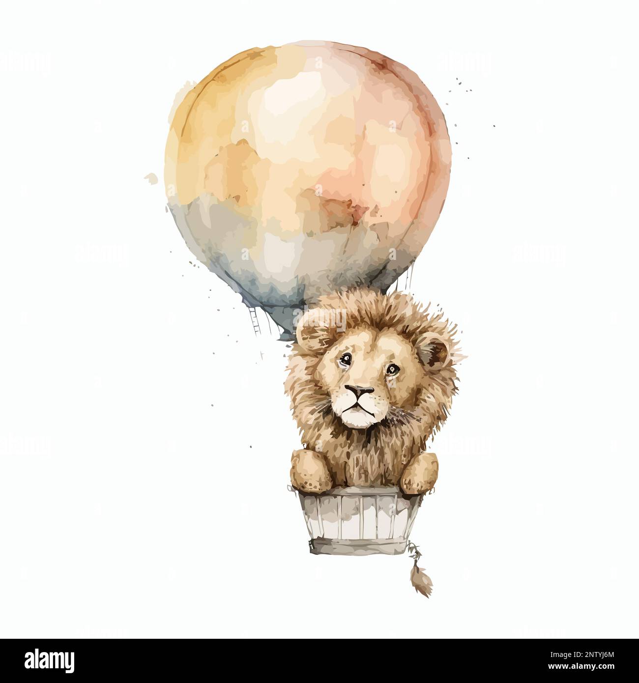 Kit per 8 persone safari con palloncini e fluffly