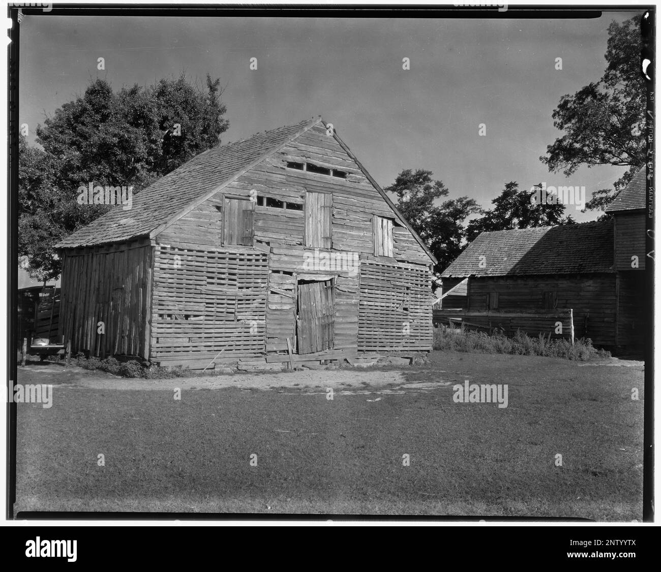 Hard Bargain Farm, Cobb's Creek vic., Northumberland County, Virginia. Carnegie Survey of the Architecture of the South. Stati Uniti Virginia Northumberland County Cobb's Creek vic, annessi. Foto Stock