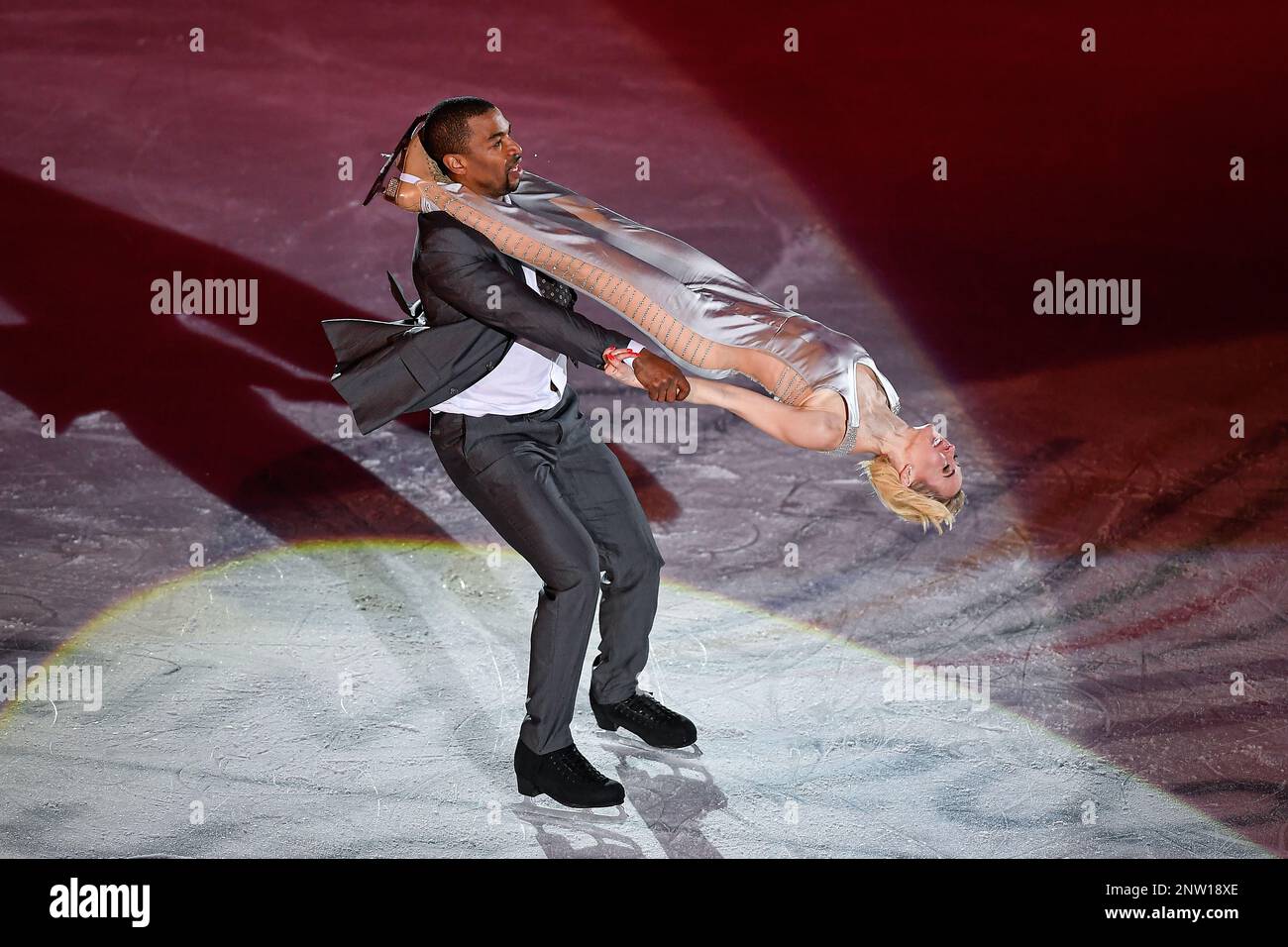 Torino, Italia. 25th Feb, 2023. Italia, Torino 25 febbraio 2023 Palavela CINEMA ON ICE skating Annette Dytrt-Yannick Bonheur (Foto di Tonello Abozzi/Pacific Press) Credit: Pacific Press Media Production Corp./Alamy Live News Foto Stock