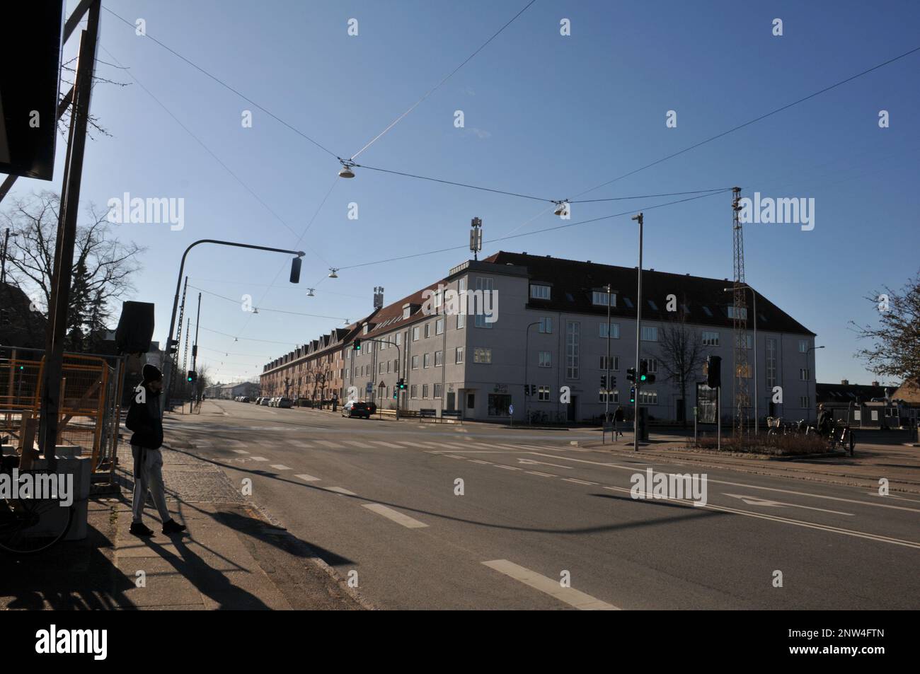 Kastrup/Copenhagen /Denmmark/28 Febbraio 2023/sirene di allarme di guerra sui tetti danesi in costruzione nella capitale danese. ci sono più posti da quando urkain e russia guerra confillcts. .(Foto.Francis Joseph Dean/immagini decane) Foto Stock