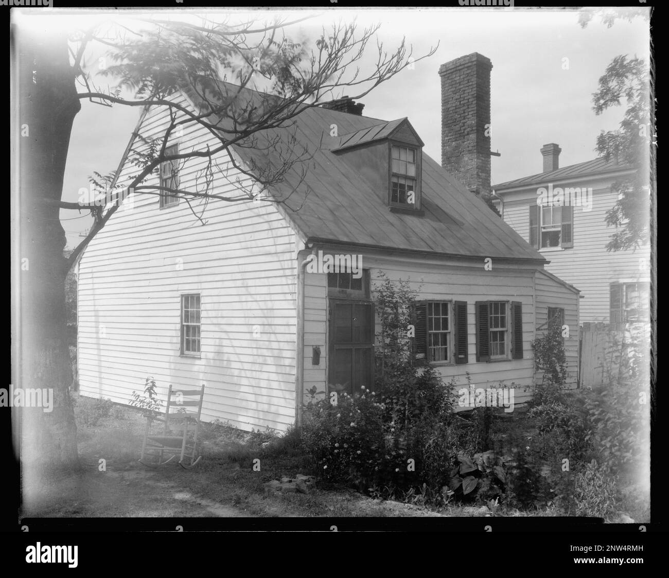Cabin, Factory Street, Fredericksburg, Virginia. Carnegie Survey of the Architecture of the South. Stati Uniti Virginia Fredericksburg, Clapboard siding, Houses. Foto Stock