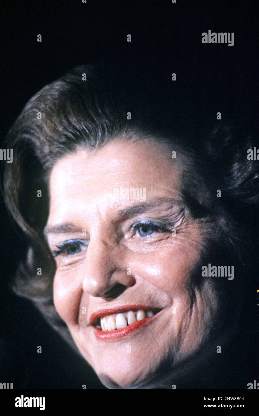 First Lady Betty Ford nel febbraio 1975 fotografia di Dennis Brack BB87 Foto Stock