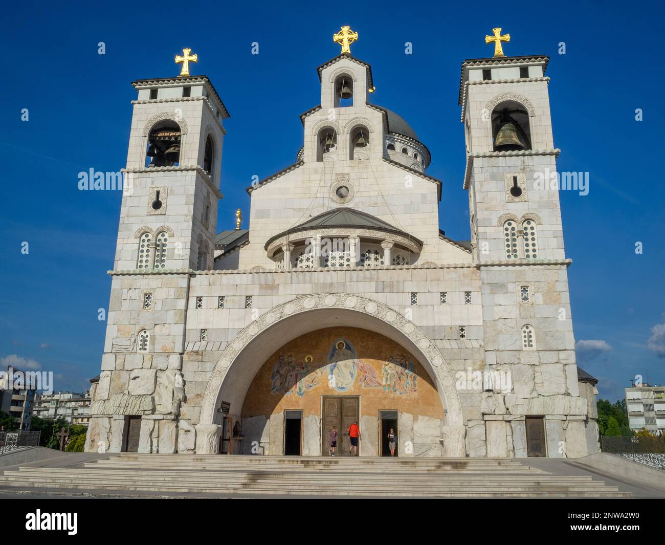 Cattedrale della Risurrezione di Cristo, Podgorica Foto Stock