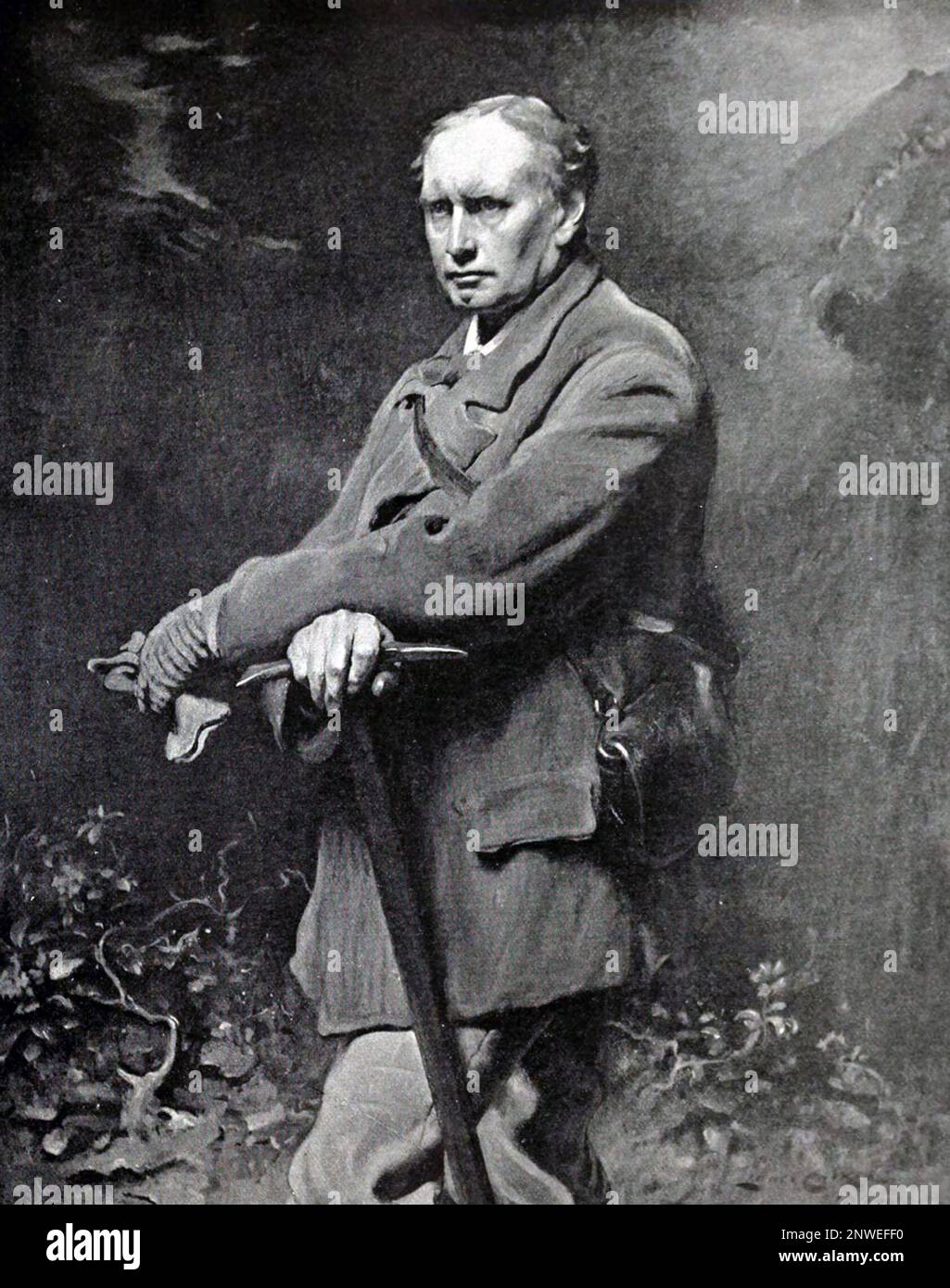 Edward Whymper (1840 – 1911) alpinista ed esploratore inglese Foto Stock