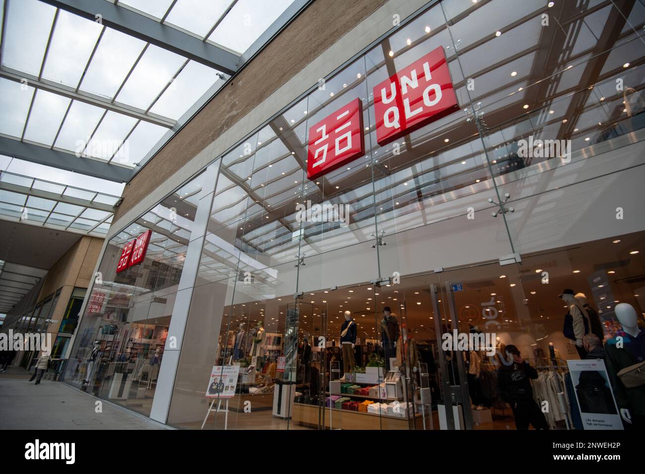 Uniqlo, Oxford Foto Stock