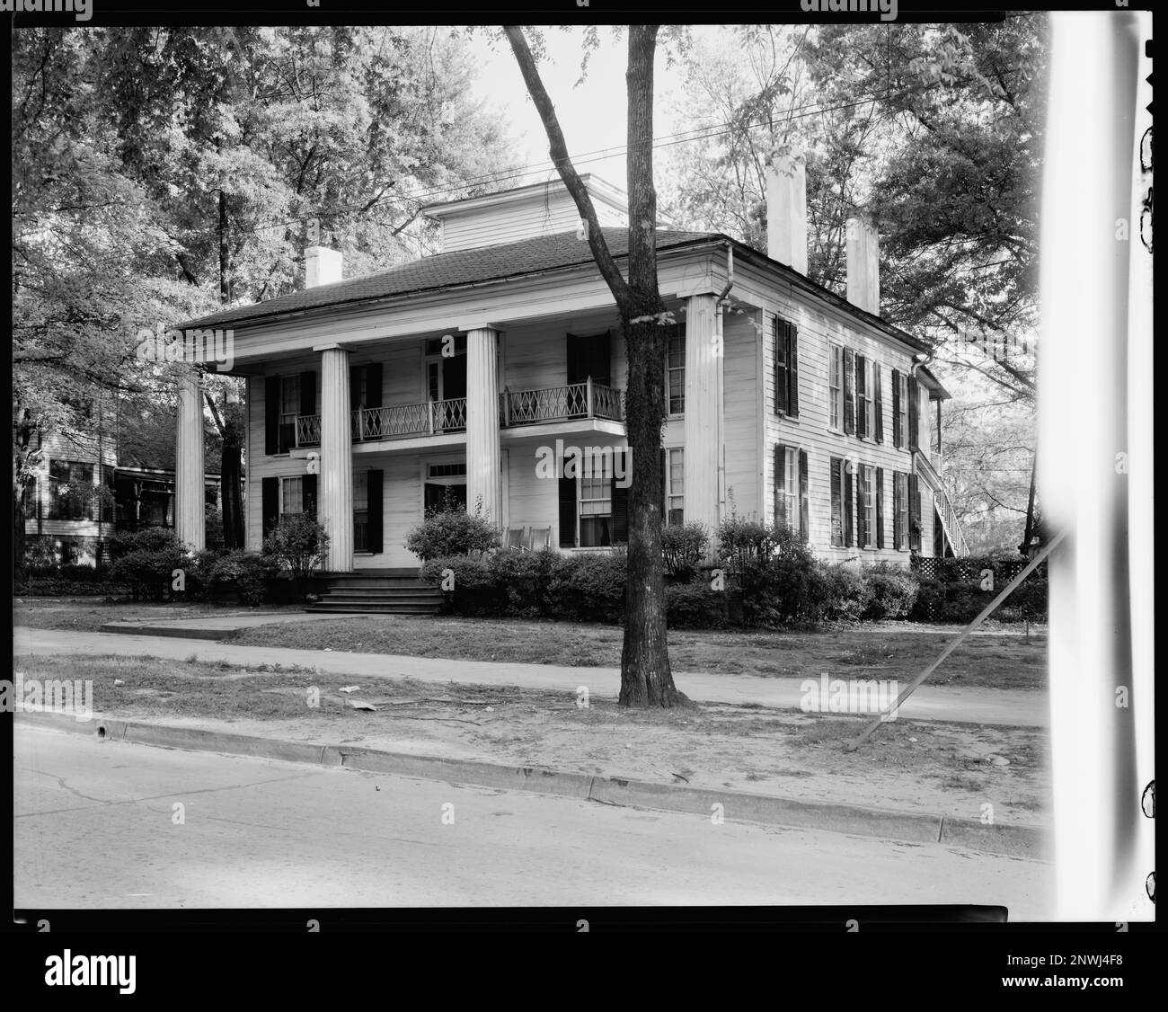 Culberson House, Broad St., la Grange, Troup County, Georgia. Carnegie Survey of the Architecture of the South. Stati Uniti, Georgia, Contea di Troup, la Grange, Case, Portici, portici, colonne. Foto Stock