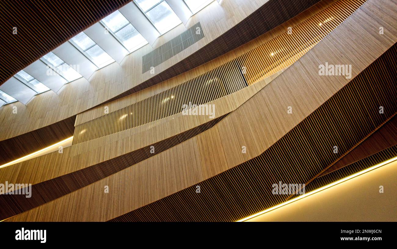 Biblioteca centrale Calgary, Alberta Foto Stock