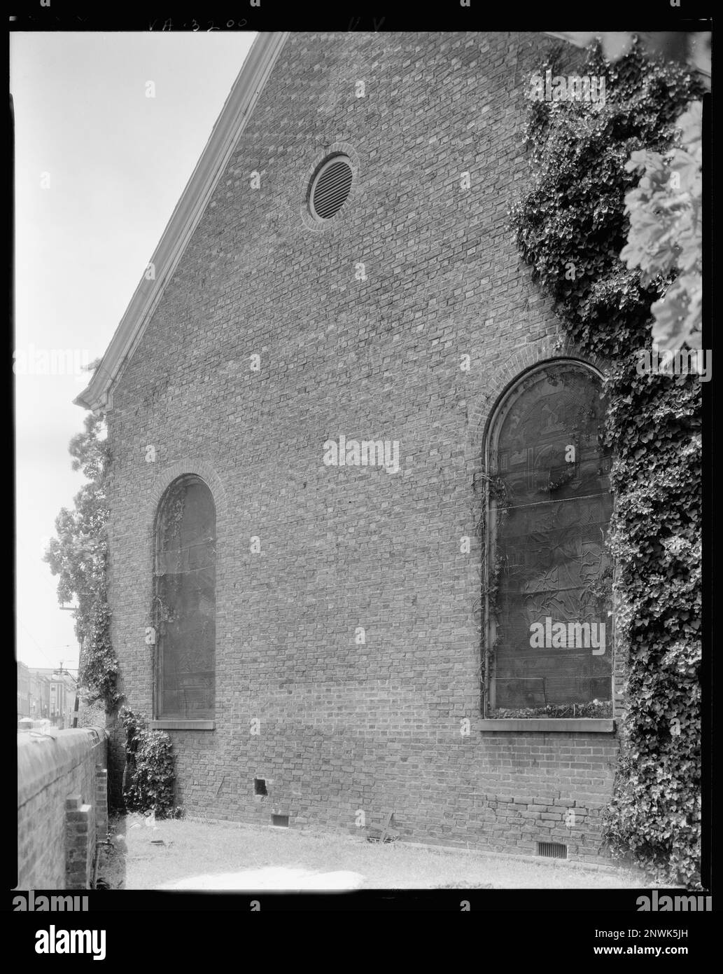 St Paul's Church, Norfolk, Norfolk County, Virginia. Carnegie Survey of the Architecture of the South. Stati Uniti Virginia Norfolk County Norfolk, Windows, Arches, Chiese, mattoni. Foto Stock