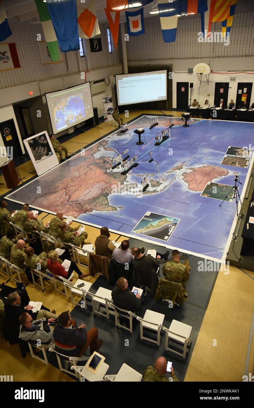 Il 5 gennaio il comando di supporto dell'esercito ha tenuto qui una trivella ROC per reherse l'impiego dei nostri stock APS 3 & 4 a sostegno dell'operazione Talisman Saber 2023. Foto Stock