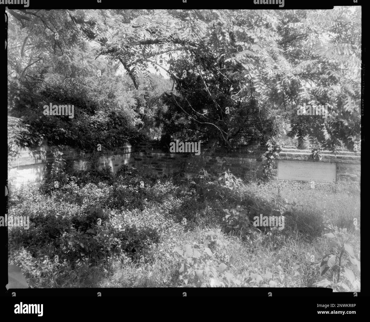 Tuckahoe, Contea di Goochland, Virginia. Carnegie Survey of the Architecture of the South. Stati Uniti Virginia Goochland County, giardini. Foto Stock