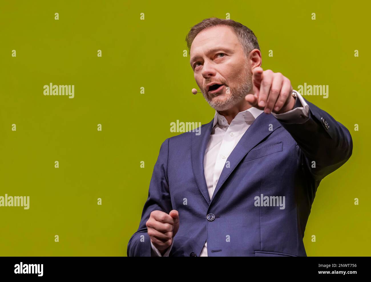 Christian Lindner, Ritratto, membro del Bundestag tedesco, Presidente federale del FDP, Ministro federale delle finanze, Epifania 2023 in Foto Stock