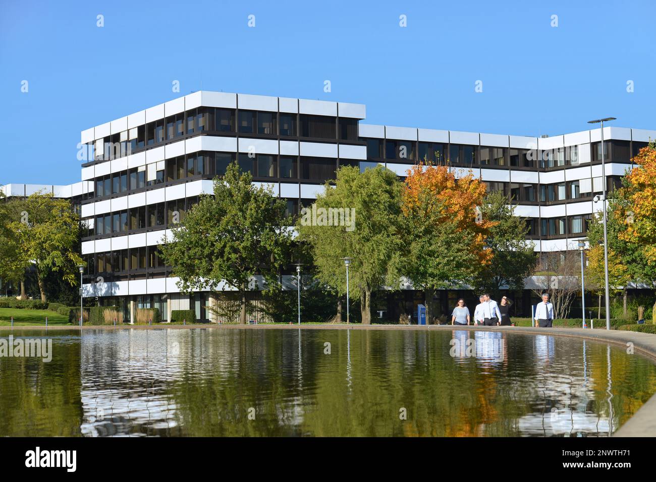 Bertelsmann-Verlag, sede principale, Carl-Bertelsmann-Strasse, Guetersloh, Renania settentrionale-Vestfalia, Germania Foto Stock