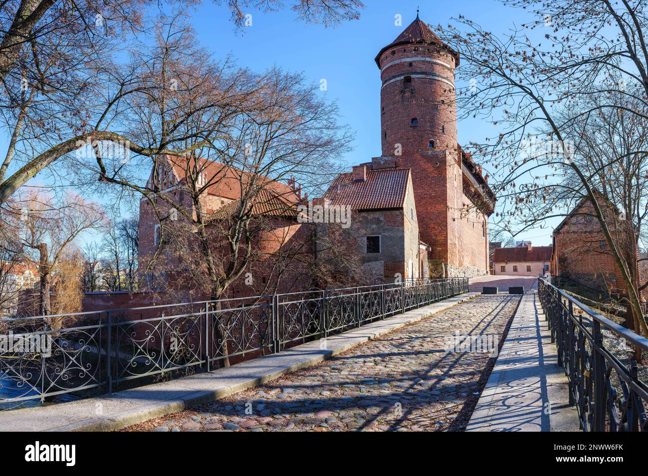 Castello del Capitolo di Warmian a Olsztyn Foto Stock