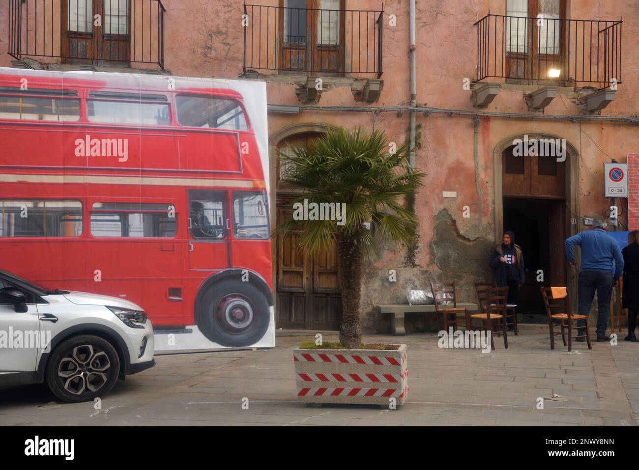 Carnevale a Ficarra Sicilia 2023 Foto Stock