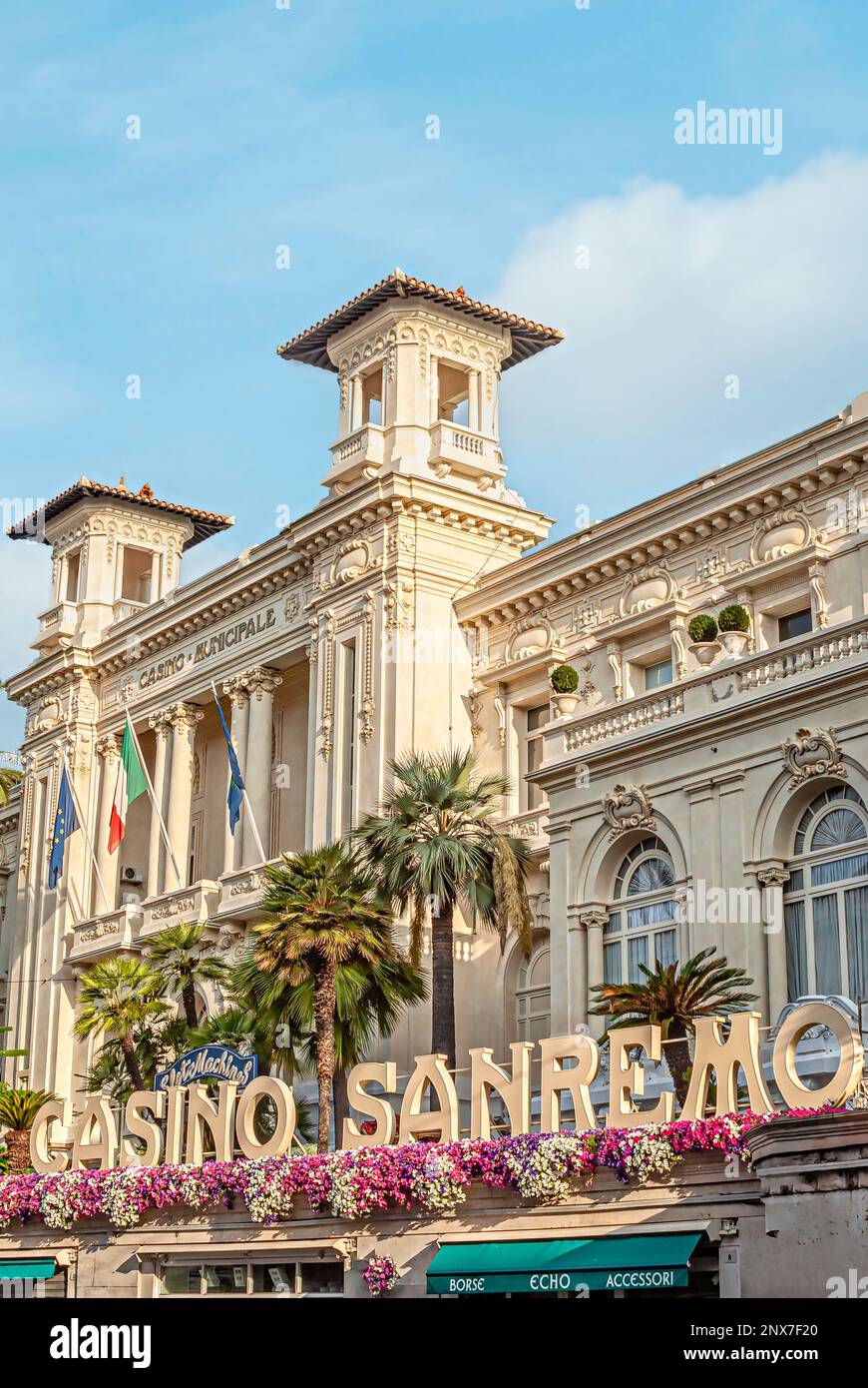 Casinò Municipale di San Remo in Liguria, Italia Foto Stock