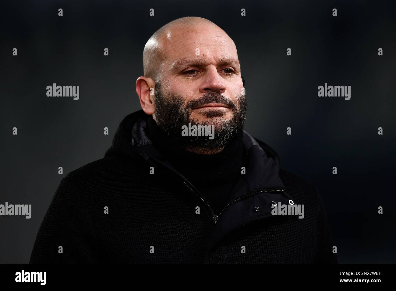 Torino, Italia. 28 febbraio 2023. Simone Tiribocchi guarda onat alla fine della Serie Una partita di calcio tra Juventus FC e Torino FC. Credit: Nicolò campo/Alamy Live News Foto Stock